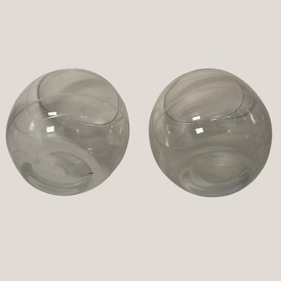 MIKASA Cheers Swirl Clear Glass Votive or Tea Lights Candle Holder - Picture 2 of 5